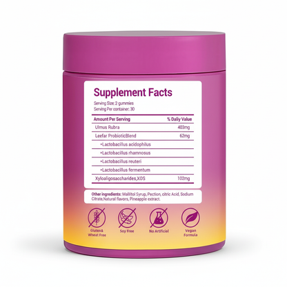 SlipperyElm™- Women's Probiotic Gummies