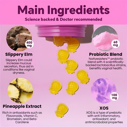 SlipperyElm™- Women's Probiotic Gummies